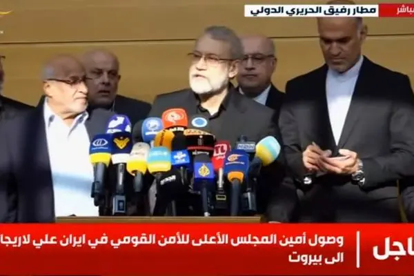 2 پیام مهم سفر "علی لاریجانی" به لبنان