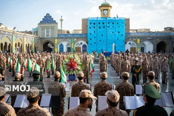 مراسم بزرگداشت روز سرباز در آستان حضرت عبدالعظیم (ع) برگزار شد