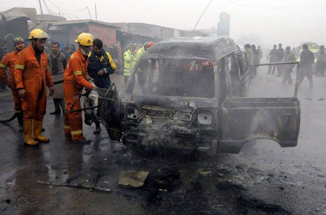 انفجار خودروی بمب گذاری شده در شمال غرب پاکستان