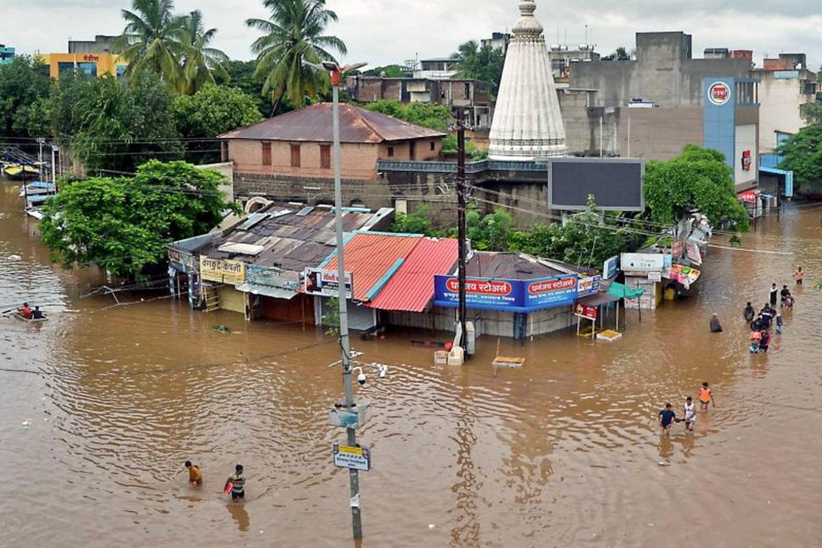 Heavy rains and floods in NE India left at least 90 killed
