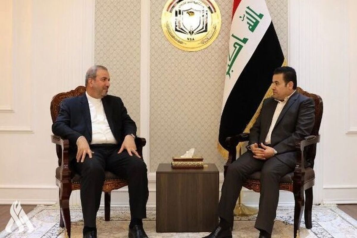 دیدار و گفتگوی سفیر ایران با مشاور امنیت ملی عراق