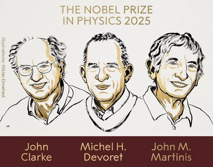 سه محقق آمریکایی حوزه کوانتوم برنده نوبل فیزیک ۲۰۲۴ شدند