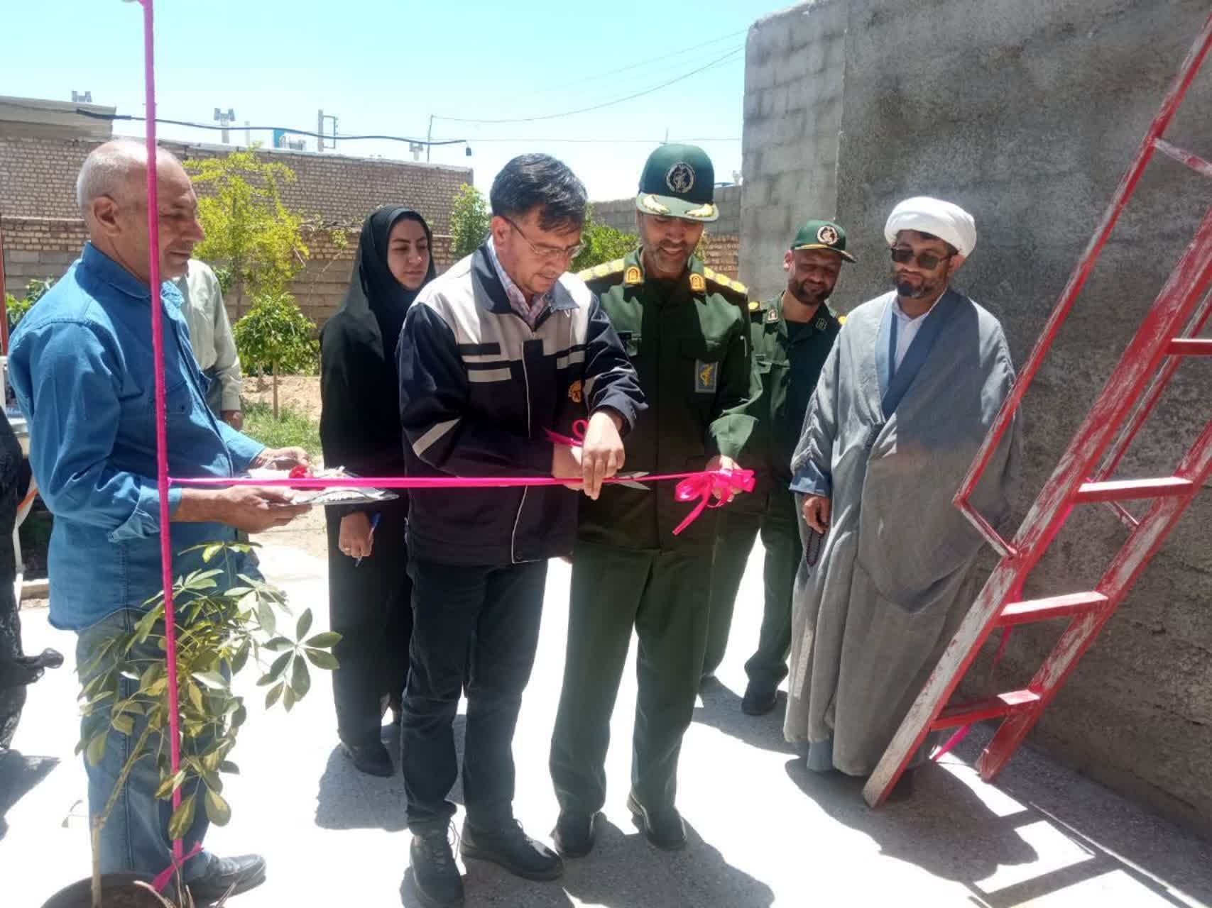  طرح‌های نیروگاه خورشیدی بسیج سازندگی در شهرستان دهاقان افتتاح شد