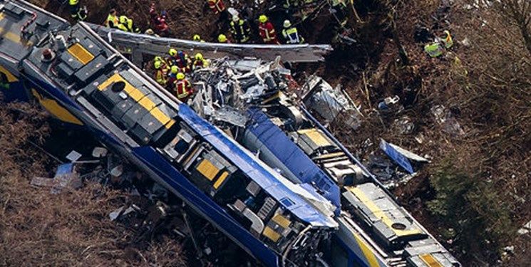 برخورد مرگبار دو قطار در آلمان