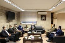 دیدار مدیر شعب بانک صادرات با سرپرست مخابرات استان اصفهان