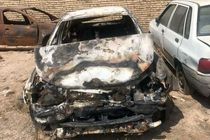 عاملان آتش‌سوزی عمدی بنگاه خودرو در قم دستگیر شدند