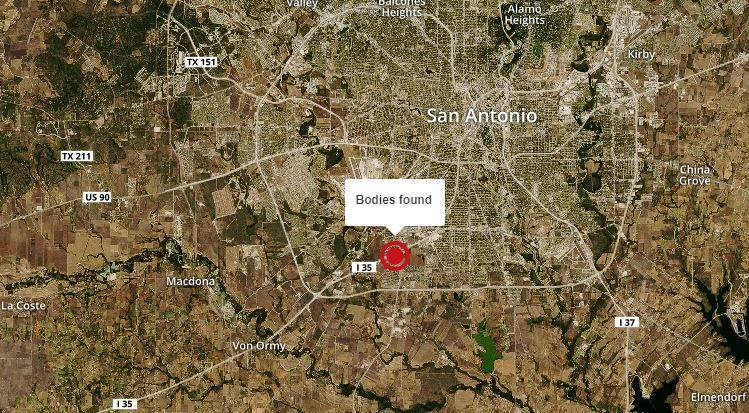 کشف جسد هشت مهاجرغیرقانونی در تگزاس آمریکا
