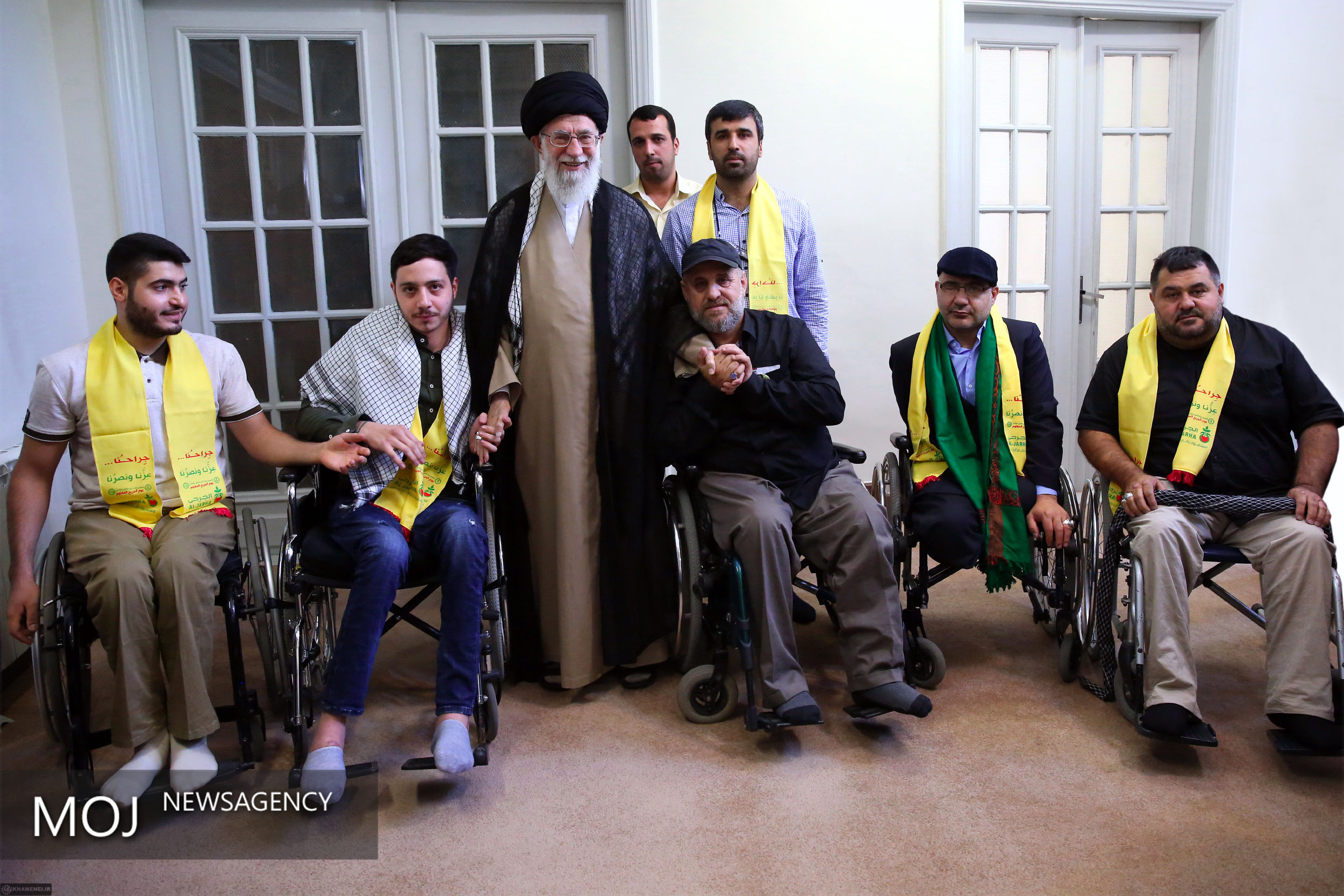 دیدار جانبازان حزب‌الله لبنان با مقام معظم رهبری