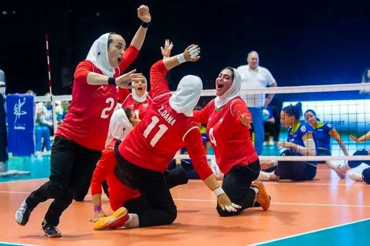 بانوان والیبال نشسته ایران نایب قهرمان آسیا شدند