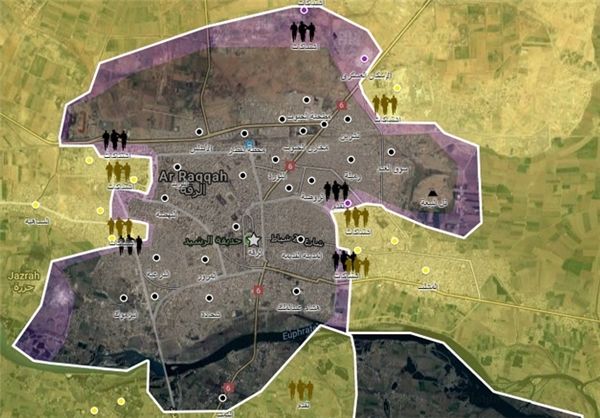 داعش به صورت کامل در شهر رقه محاصره شد