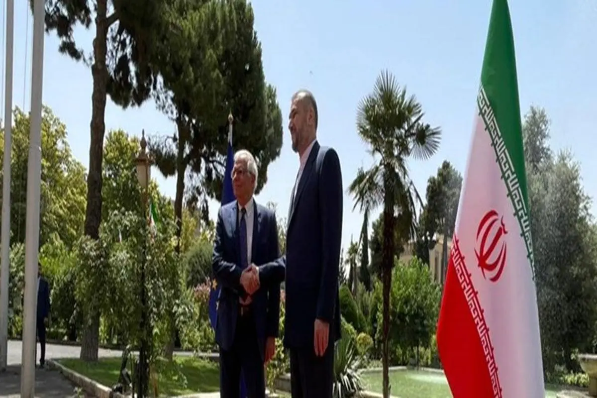 وزیر الخارجیة الایرانی یستقبل مسؤول السیاسة الخارجیة للاتحاد الاوروبی