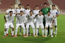 تساوی جوانان فوتبال ایران در برابر ارمنستان