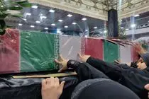 مراسم وداع با شهید مدافع حرم محمدرضا یعقوبی در گلزار شهدای رشت+تصاویر