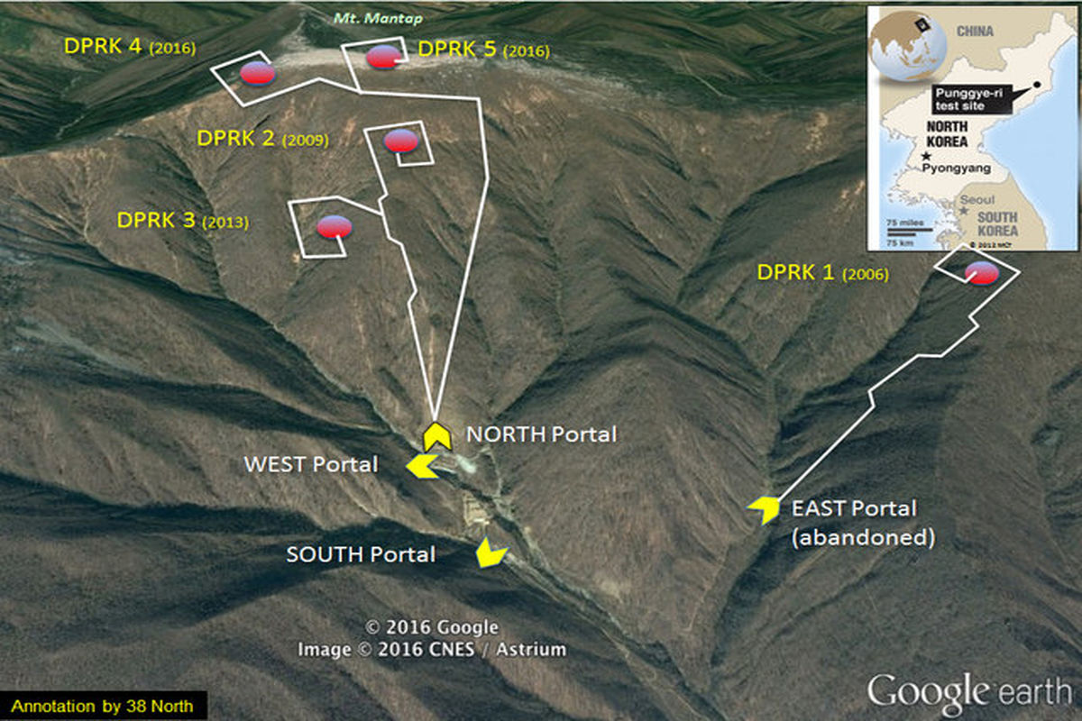 کره شمالی برای انجام بزرگترین آزمایش هسته‌ای خود آماده می‌شود