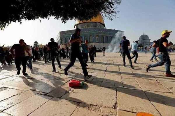 حمله مجدد صهیونیست‌ها به مسجد الاقصی