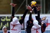 دختران والیبالیست ایران برابر چین تایپه مغلوب شدند