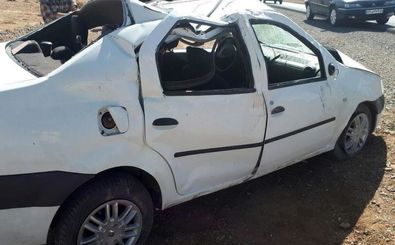 یک کشته و 4 مجروح در اثر واژگونی  خودرو ال90 در اصفهان