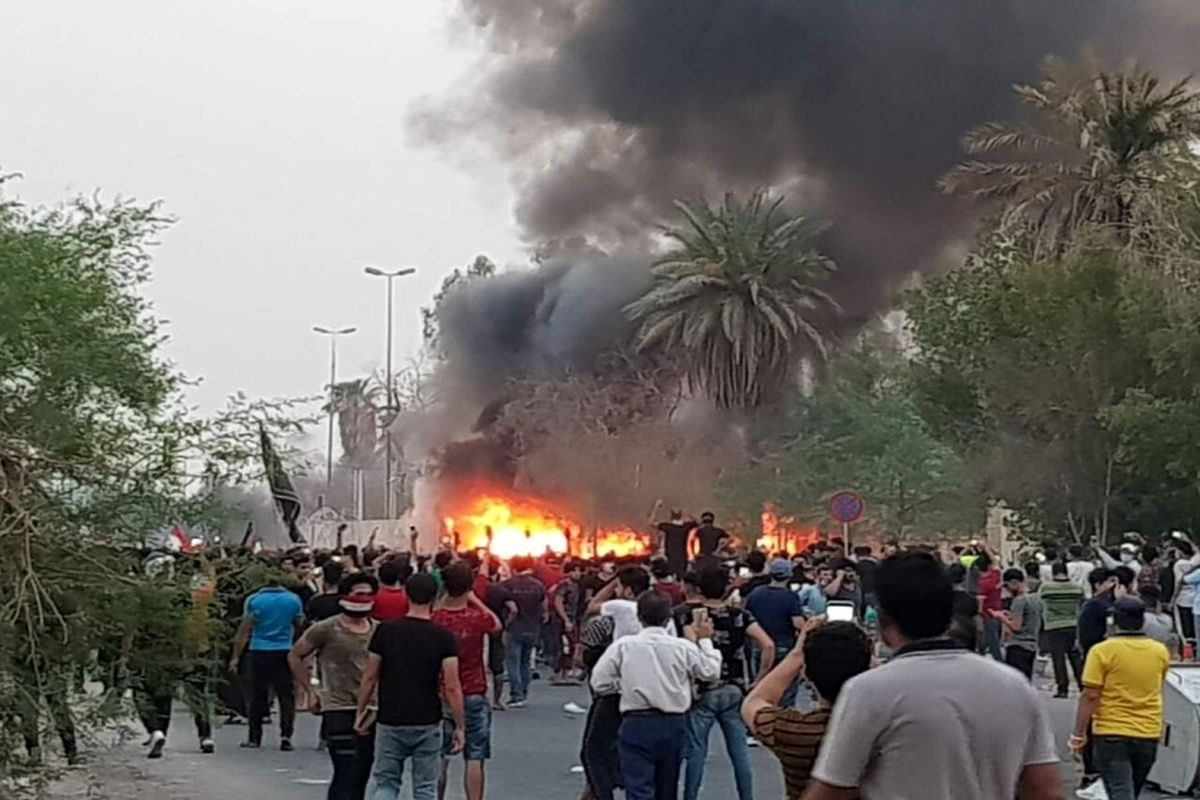  اعتراضات روز گذشته در بصره 47 کشته در زخمی بر جای گذاشت