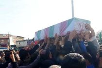 مراسم تشییع شهید مدافع حرم  در ساری برگزار شد