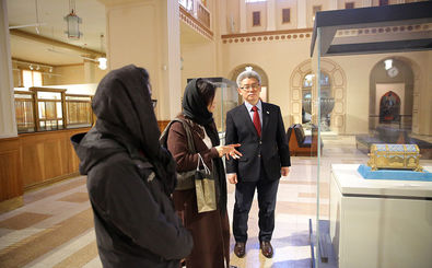 سفیر کره جنوبی از موزه بانک ملی ایران بازدید کرد