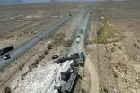 عادی شدن تردد در مسیر در محور میمه به تهران