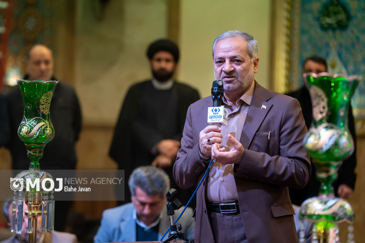 آیین معنوی اعتکاف در فاطمیه بزرگ تهران