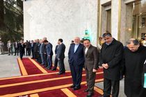 حضور ظریف در مراسم استقبال از نخست‌ وزیر ارمنستان