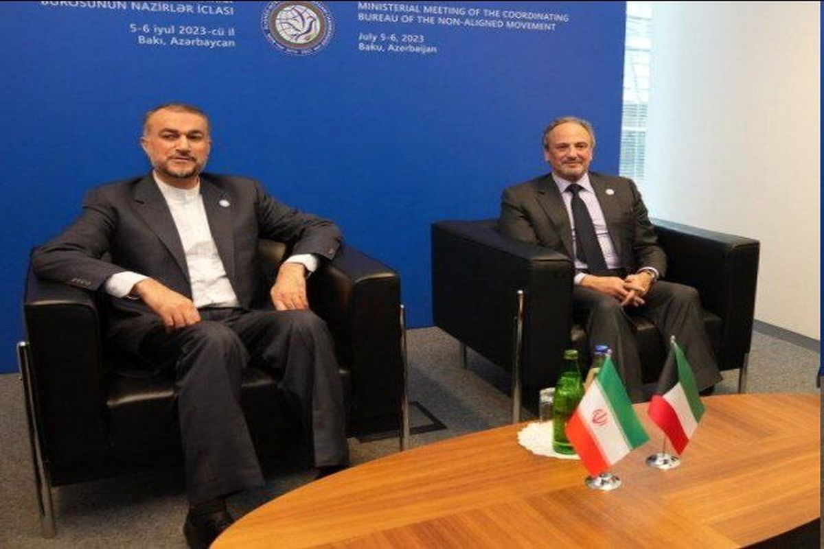وزرای خارجه ایران و کویت با یکدیگر دیدار کردند