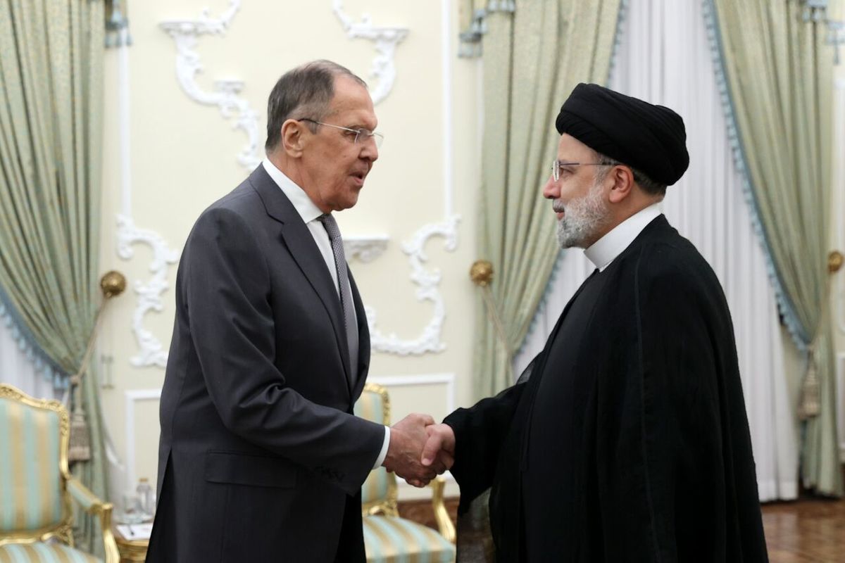 لاوروف با رئیس جمهور ایران دیدار کرد