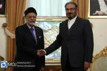 دیدار وزیر خارجه عمان با دبیر شورای عالی امنیت ملی