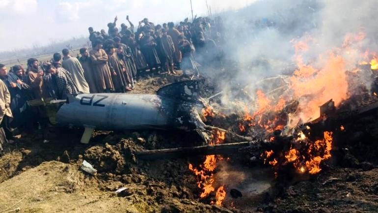 سقوط جنگنده هندی در جامو و کشمیر