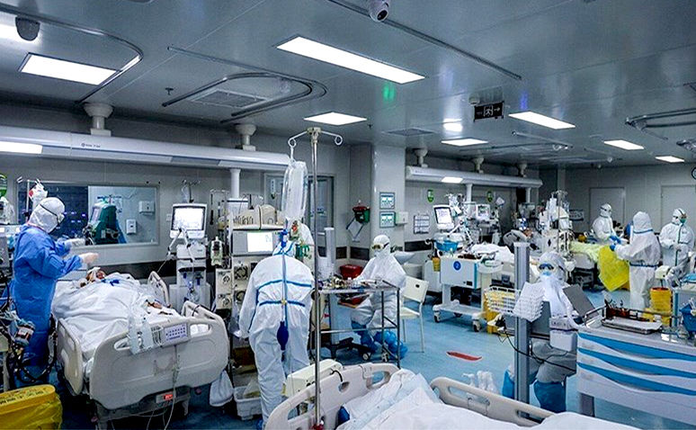 افزایش بی سابقه بیماران کرونایی، باعث تکمیل تخت‌های بیمارستان نیشابور شد