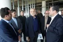 رئیس جمهوری از روند احداث بیمارستان ۴۵۰ تخت‌خوابی شهید بهشتی ارومیه بازدید کرد