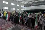 فریاد مرگ بر اسرائیل نمازگزاران کیش در جمعه خشم و نصر + فیلم