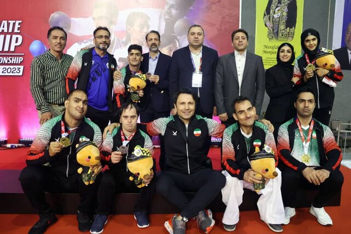  تیم ملی پاراکاراته ایران در آسیا قهرمان شد