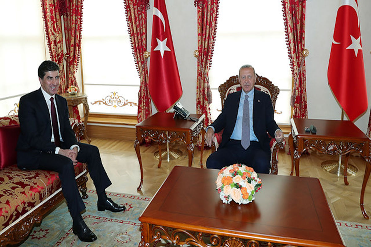 رجب طیب اردوغان با نیچروان بارزانی دیدار کرد