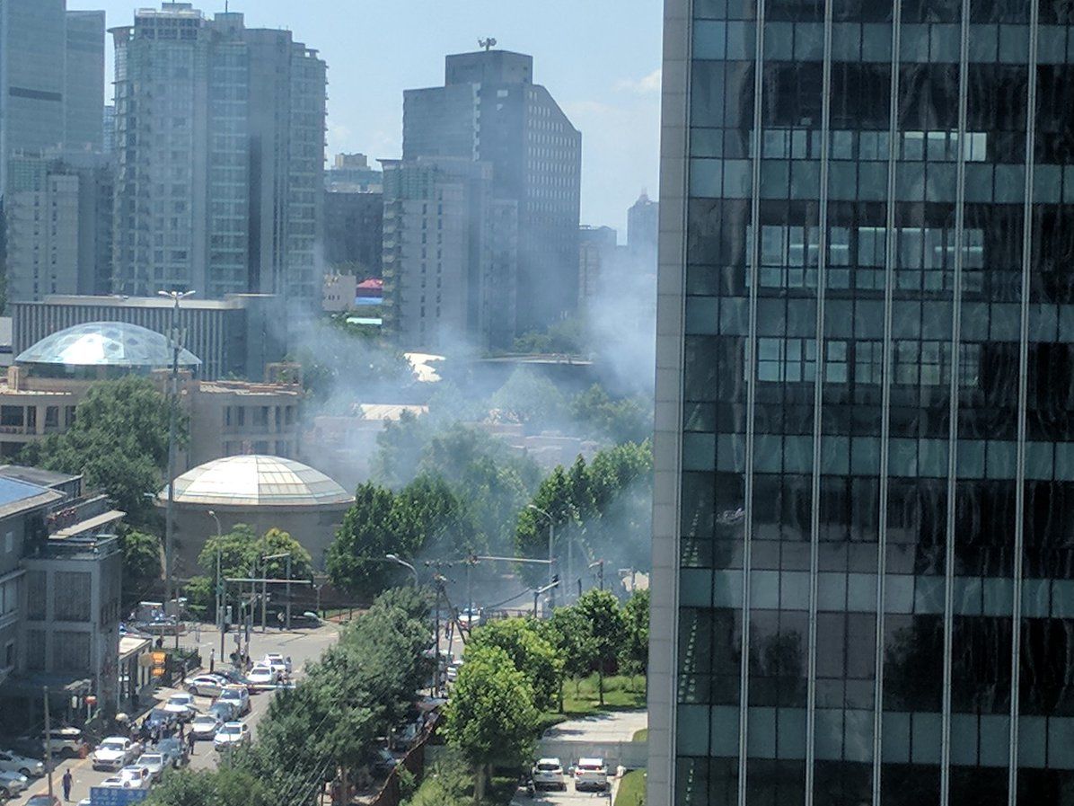  وقوع انفجار نزدیک سفارت آمریکا در پکن