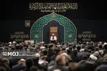 آخرین شب عزاداری شهادت حضرت زهرا(س) با حضور هزاران نفر در حسینیه امام خمینی
