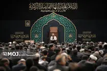 آخرین شب عزاداری شهادت حضرت زهرا(س) با حضور هزاران نفر در حسینیه امام خمینی