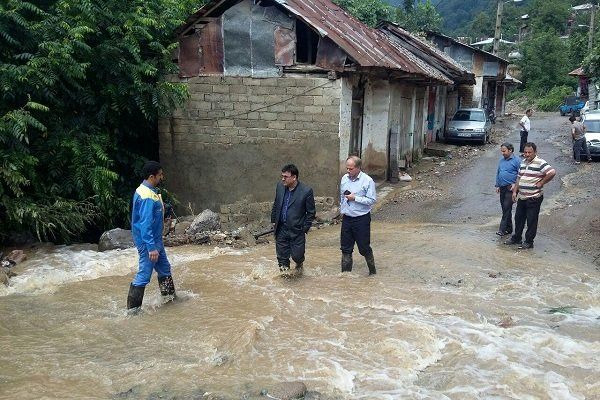 مفقود شدن ۲ نفر بر اثر سیلاب علی آباد کتول