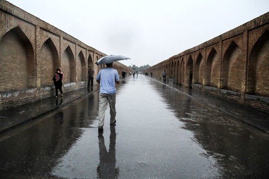  فعال شدن سامانه بارشی در اصفهان 