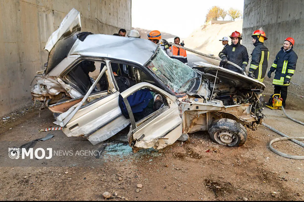 سانحه تصادف محور سارال ١١ مصدوم به جا گذاشت