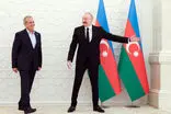 دیدار روسای جمهور ایران و جمهوری آذربایجان در حاشیه نشست سران اکو + فیلم