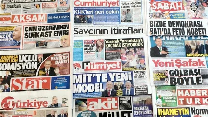 روزنامه های امروز ترکیه چه نوشتند؟