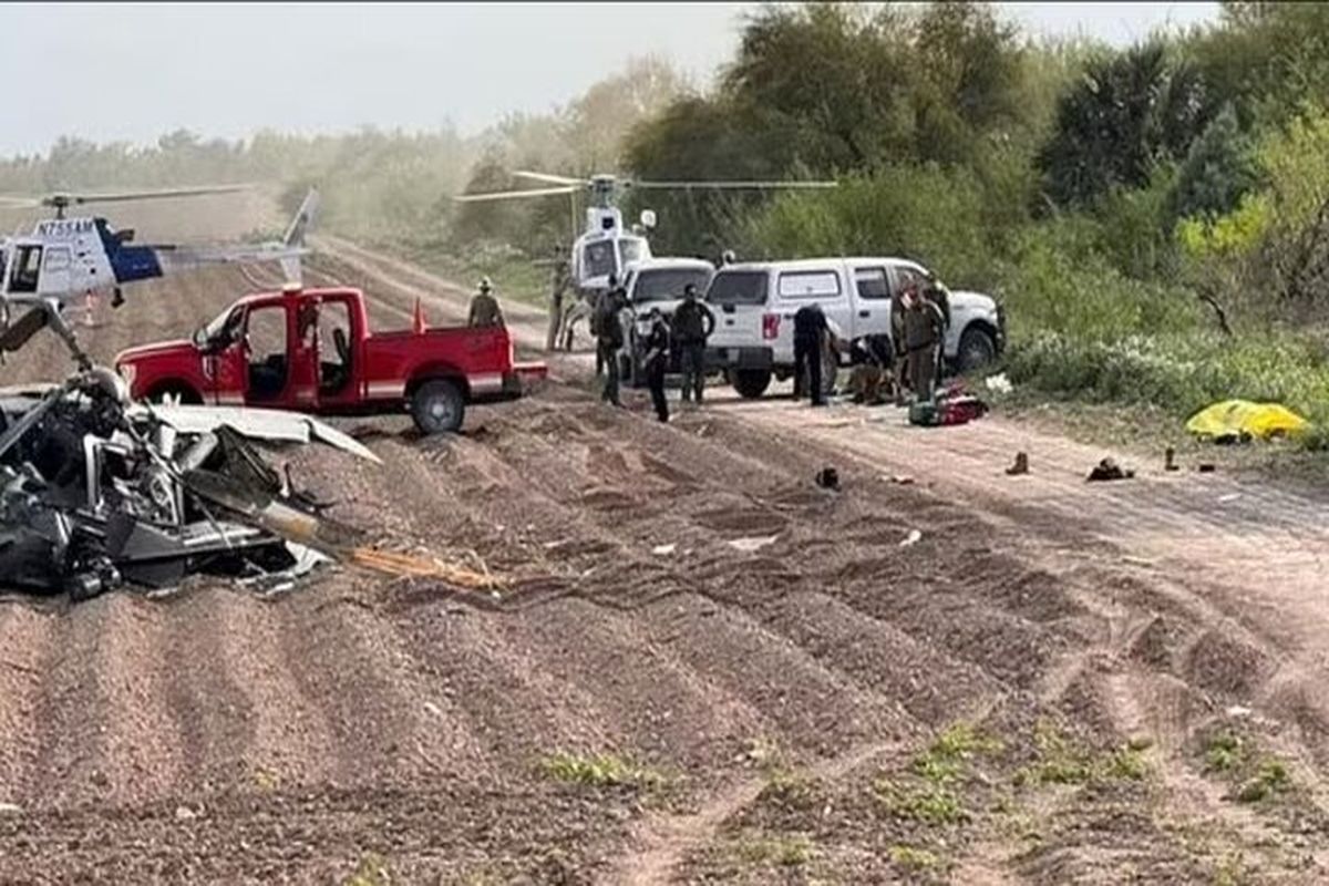 ۳ کشته بر اثر سقوط بالگرد نظامی آمریکا 