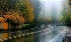 برف و باران و مه گرفتگی در جاده‌ها/ ترافیک نیمه سنگین در آزادراه‌های قزوین - کرج و کرج - تهران