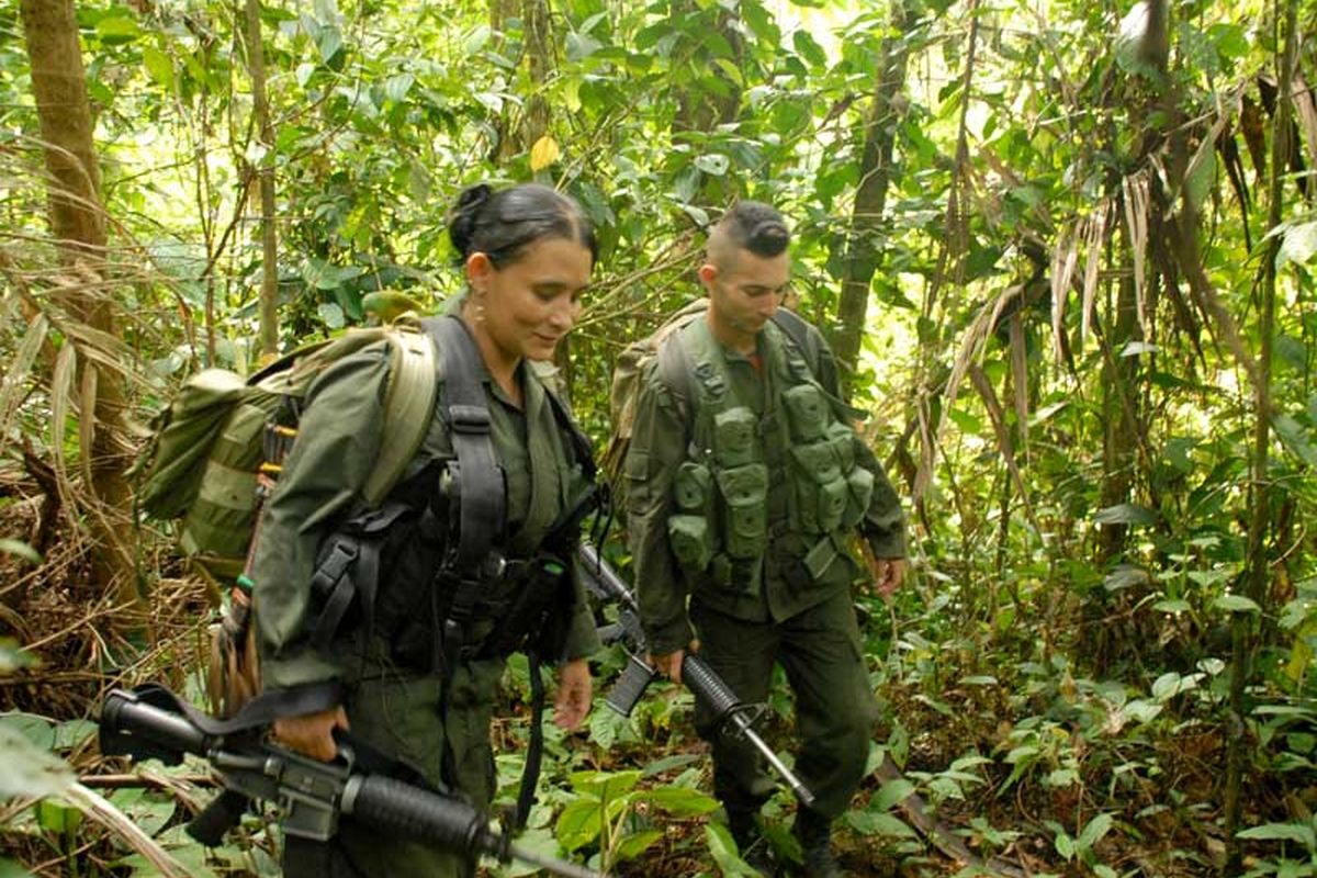 جنگجویان زن عضو فارک در کلمبیا + عکس