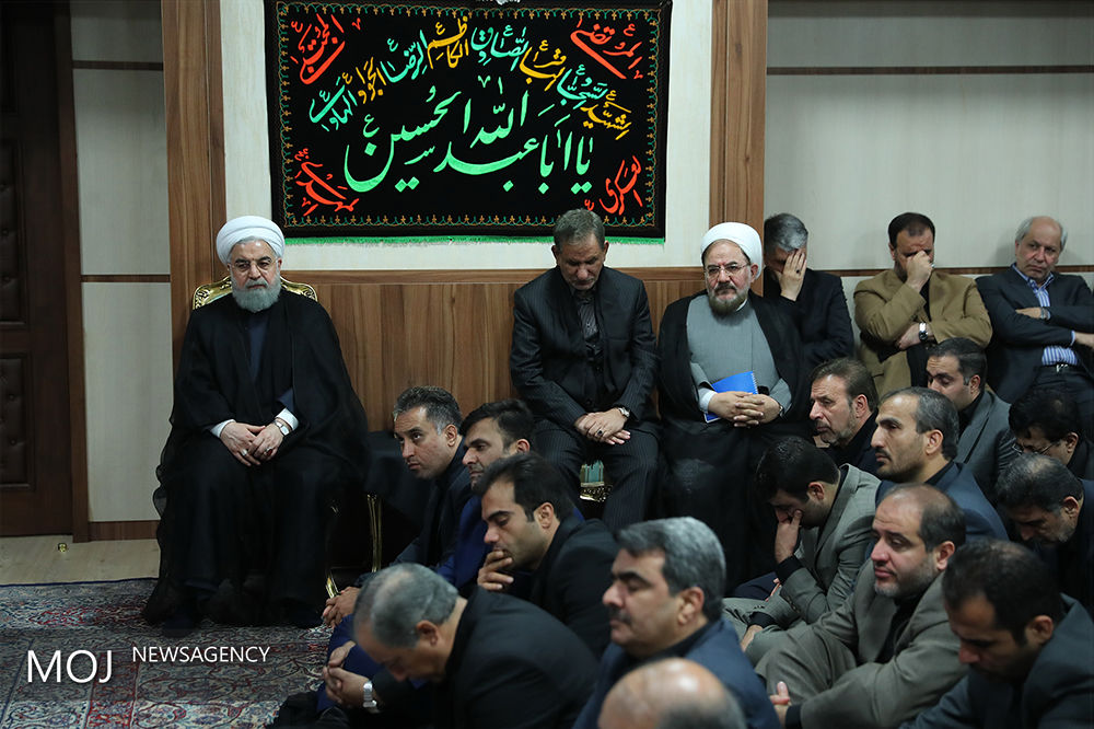 مراسم عزاداری حسینی در دفتر ریاست جمهوری