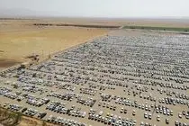تصاویر هوایی پارکینگ‌های جاده برکت در مرز خسروی + فیلم