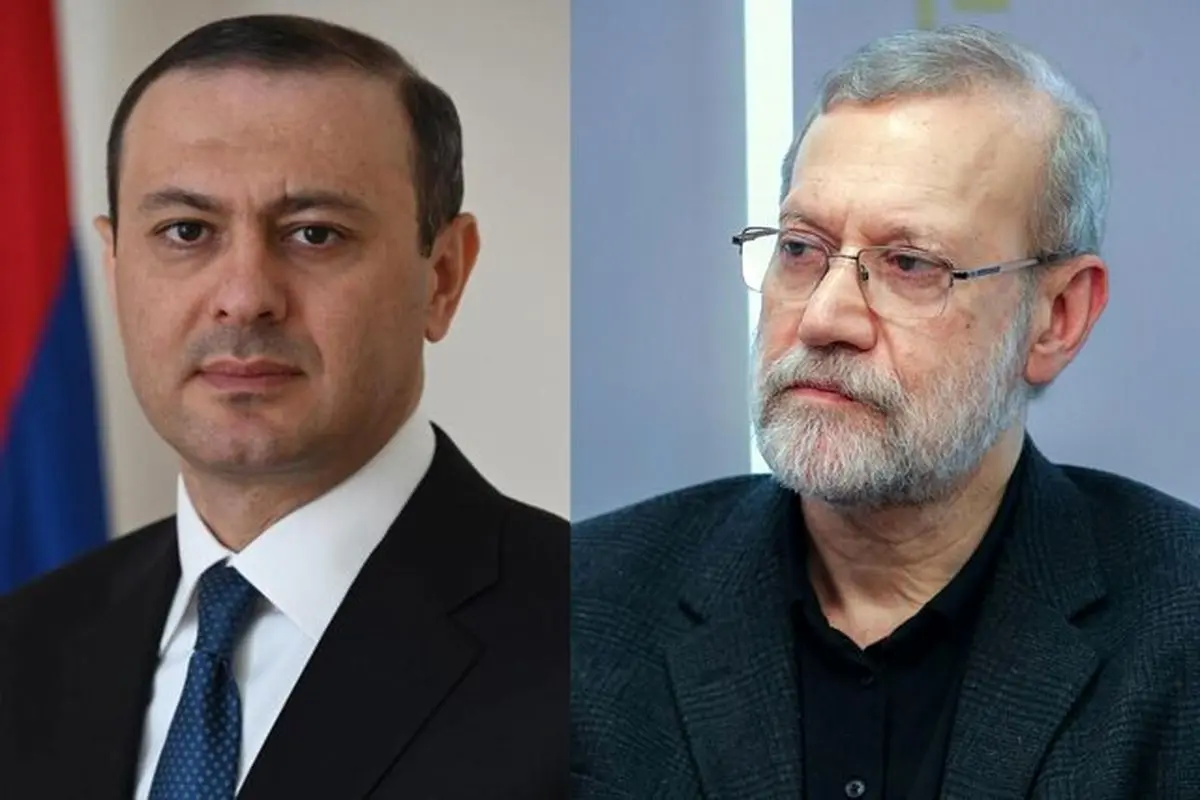 دبیر شورای امنیت ملی ارمنستان با لاریجانی رایزنی کرد